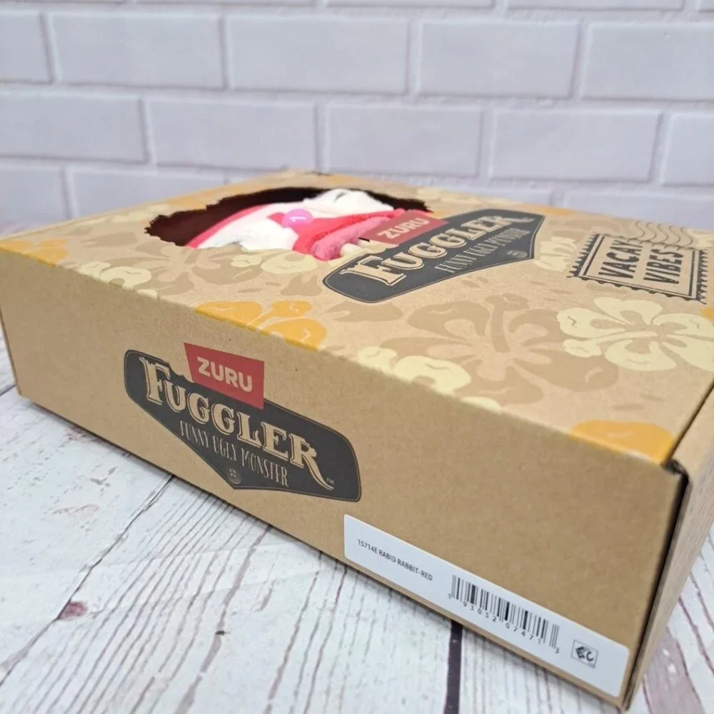 Fuggler VACAY VIBES Plush RABID RABBIT Zuru Funny Ugly Monster 9" New - Picture 4 of 4